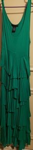 Tons of Kelly Green tiered maxi dress